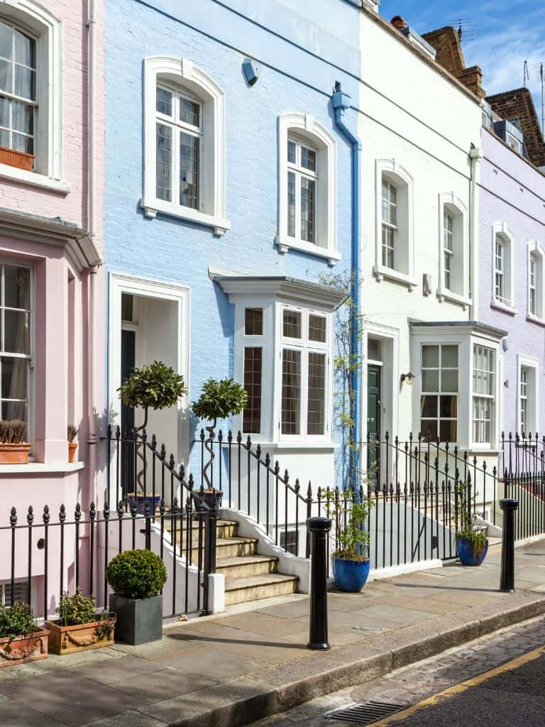 Residential-colourful-houses-London